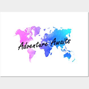 Adventure Awaits - World Travel Posters and Art